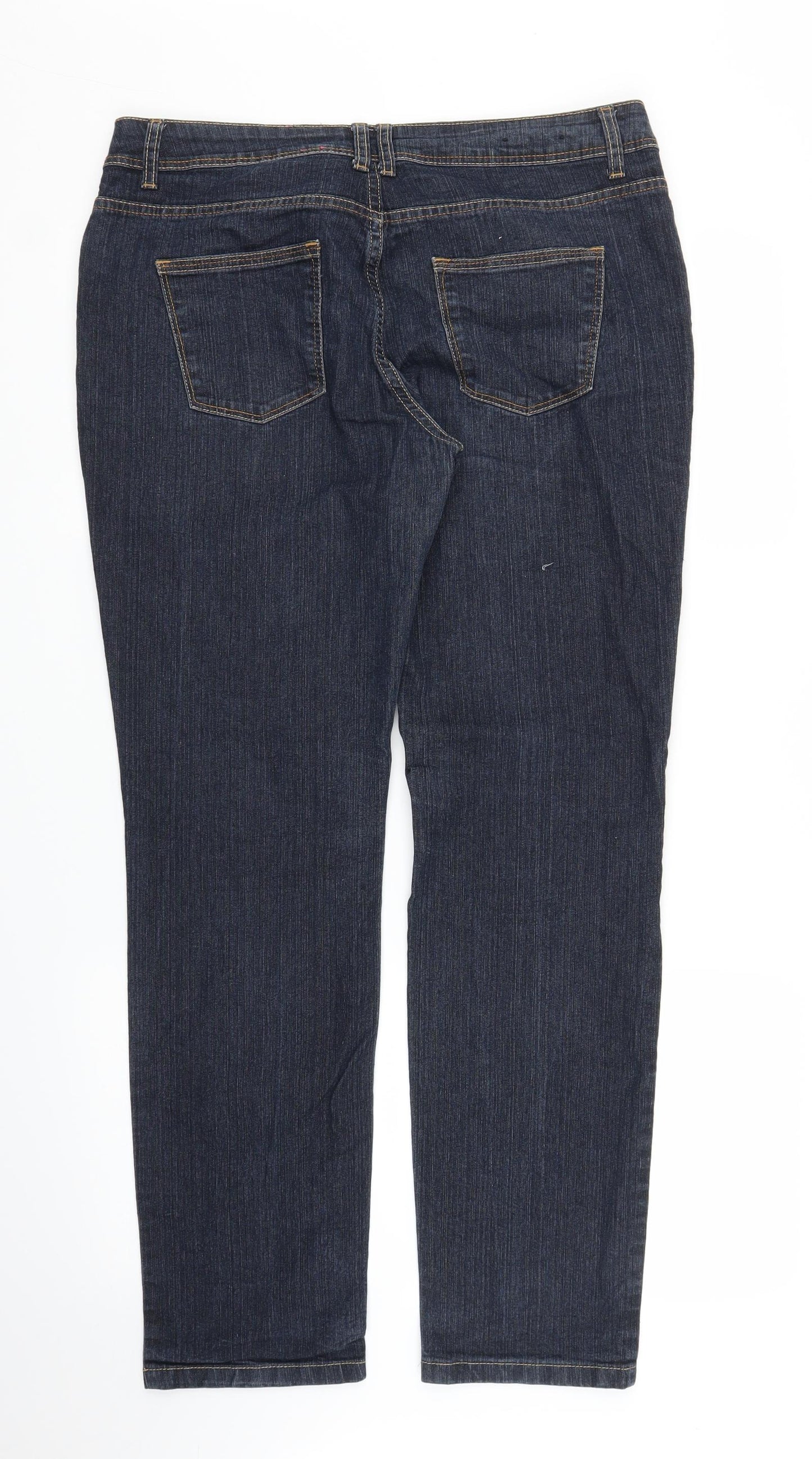 Yes Yes Womens Blue  Denim Skinny Jeans Size 14 L30 in
