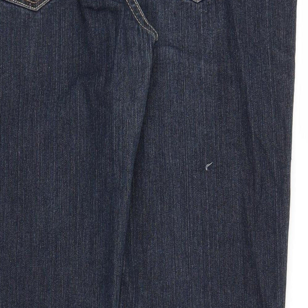 Yes Yes Womens Blue  Denim Skinny Jeans Size 14 L30 in