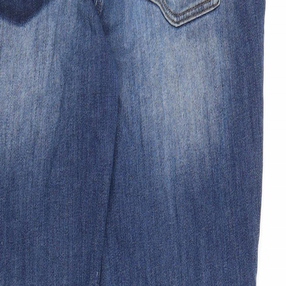 NEXT Womens Blue  Denim Straight Jeans Size 12 L27.5 in