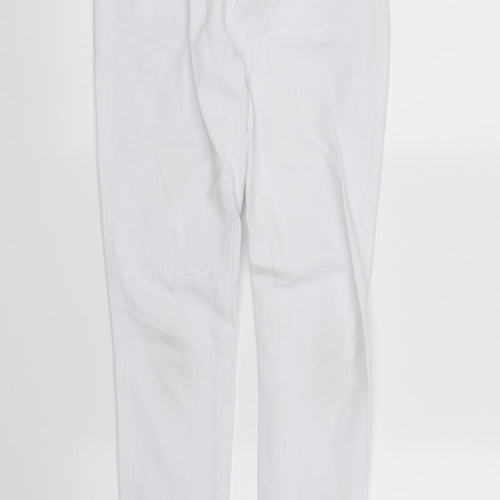Preworn Womens White  Denim Skinny Jeans Size XS L27 in