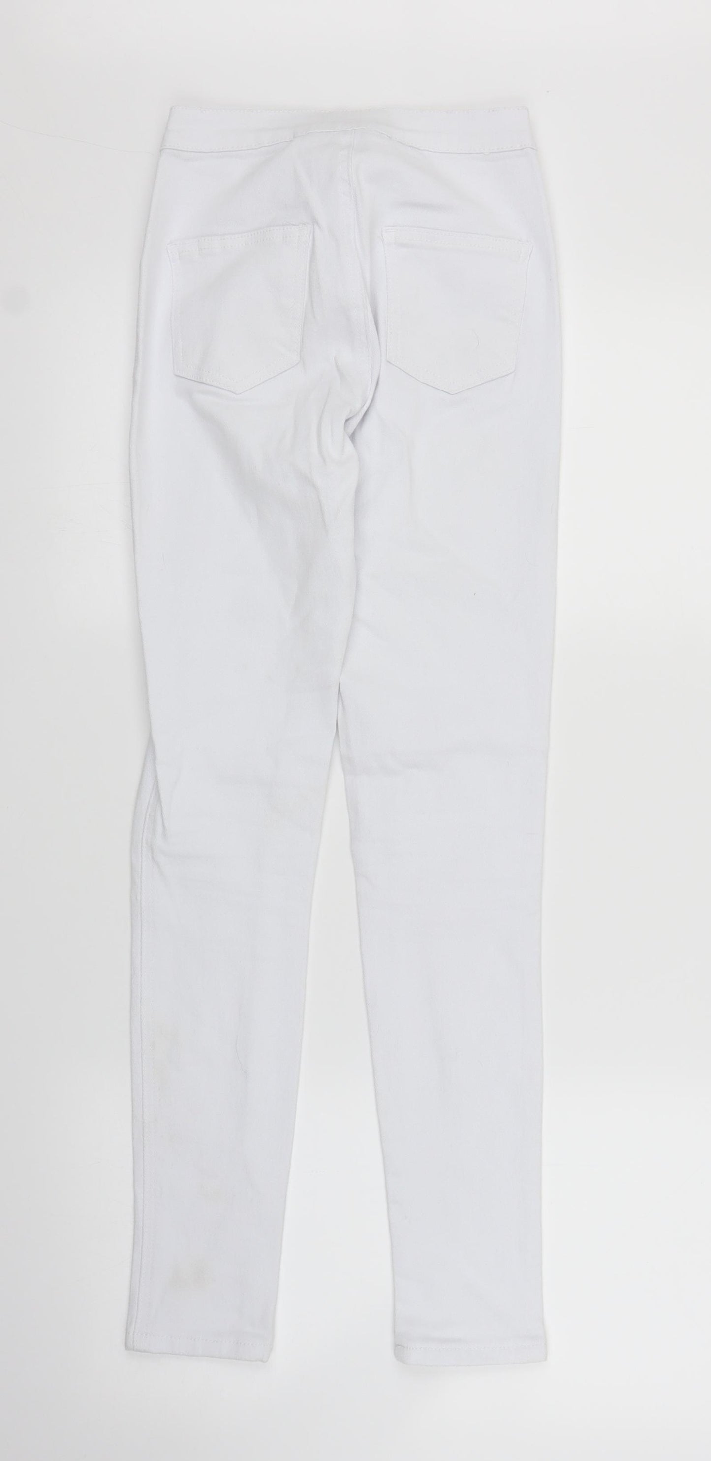 Preworn Womens White  Denim Skinny Jeans Size XS L27 in