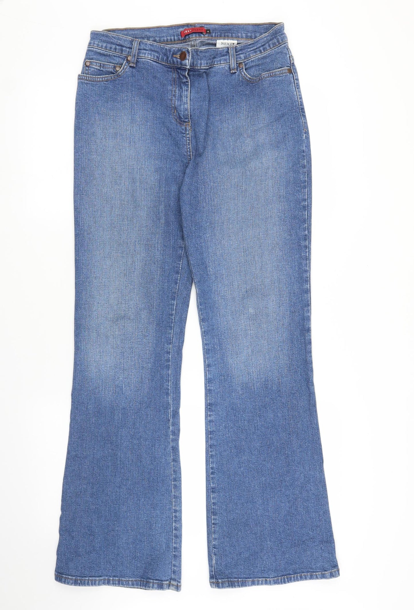 NEXT Womens Blue  Denim Bootcut Jeans Size 12 L30 in