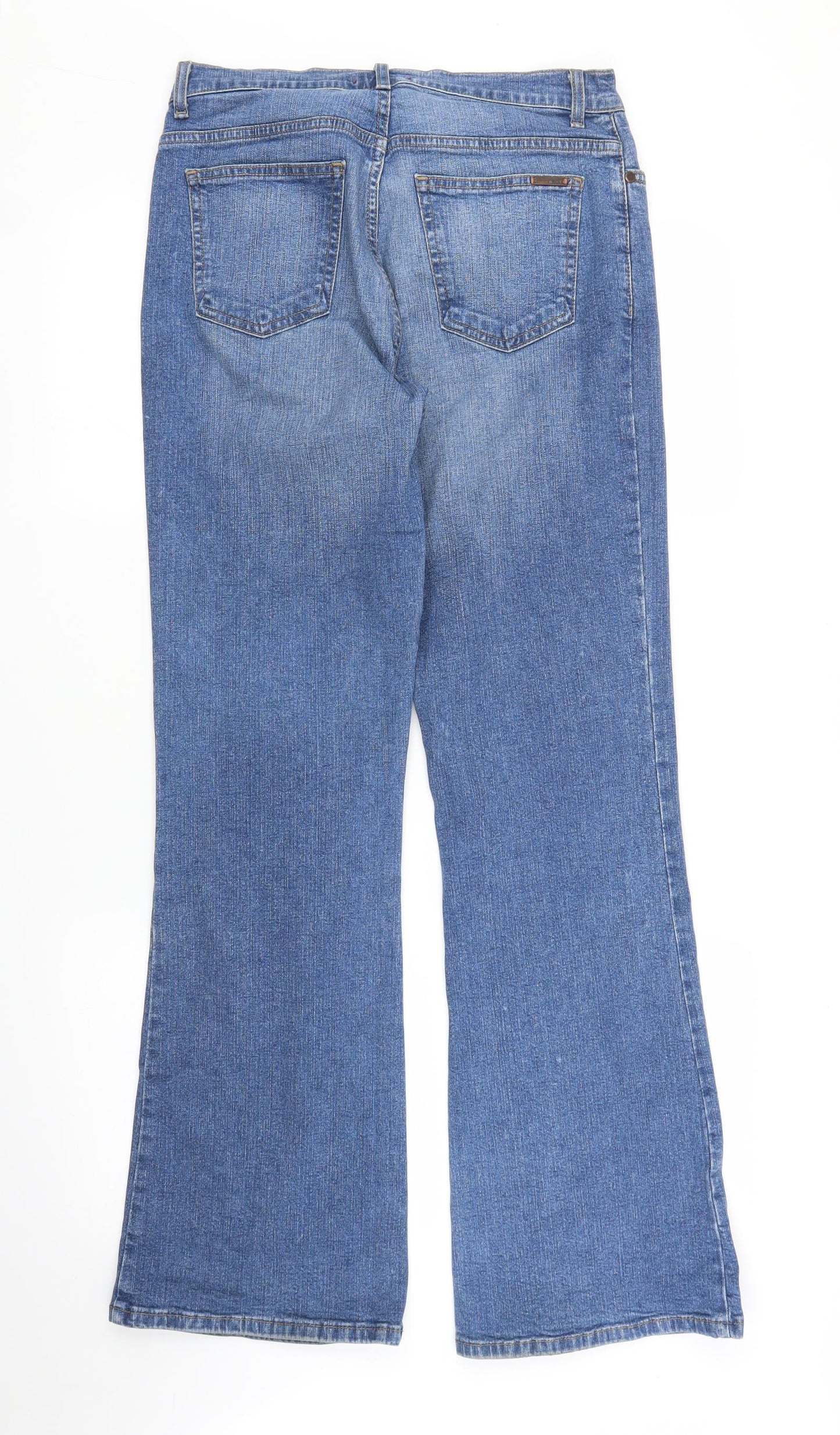 NEXT Womens Blue  Denim Bootcut Jeans Size 12 L30 in