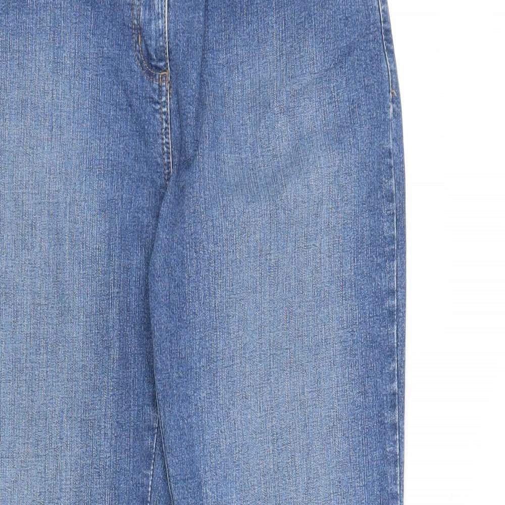 NEXT Womens Blue  Denim Bootcut Jeans Size 12 L30 in