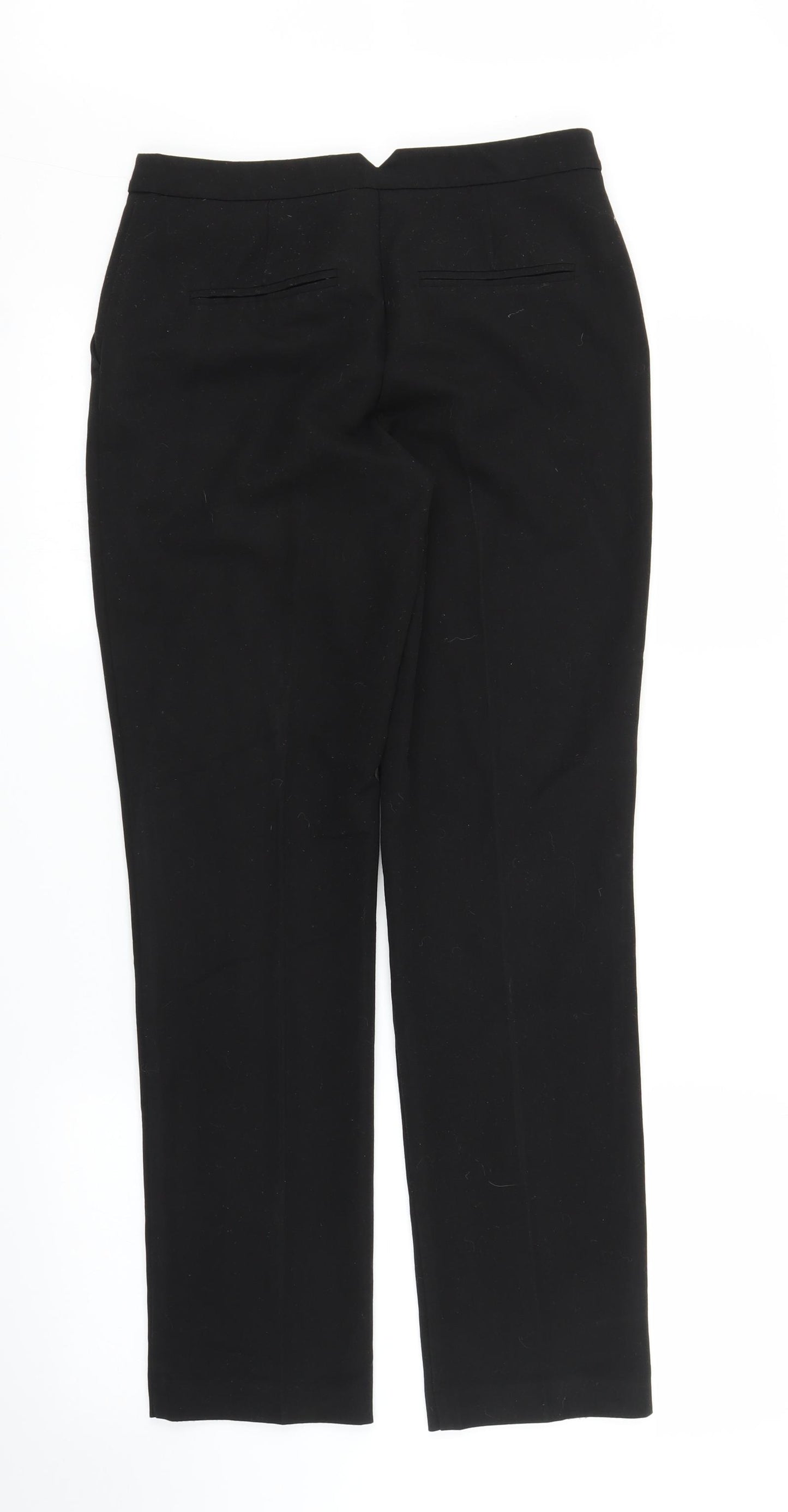 Papaya Womens Black   Trousers  Size 8 L28 in