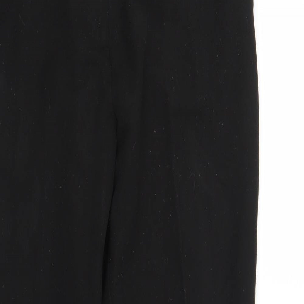 Papaya Womens Black   Trousers  Size 8 L28 in