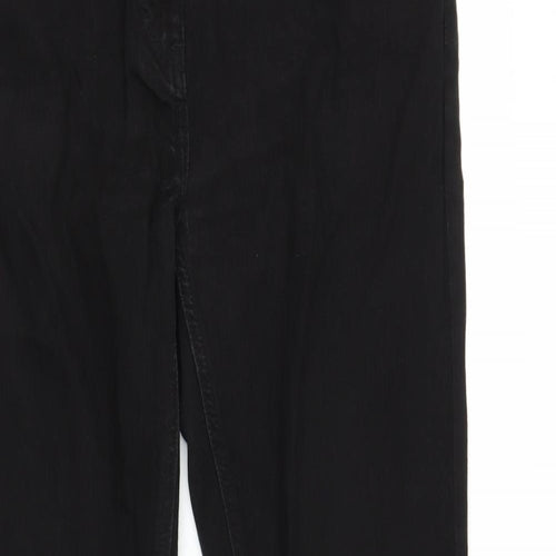 NEXT Womens Black  Denim Bootcut Jeans Size 12 L30 in