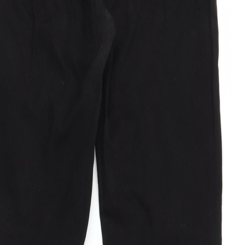 NEXT Womens Black  Denim Bootcut Jeans Size 12 L30 in