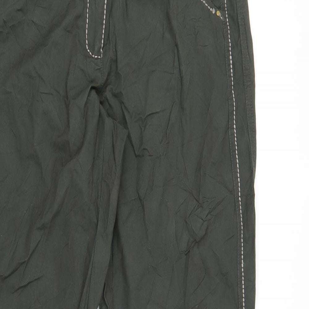 Infinity Womens Green   Cargo Trousers Size 10 L31 in