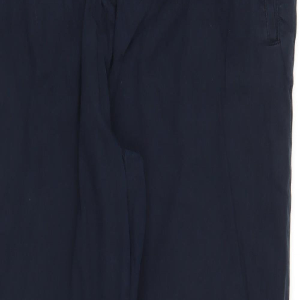 M&S Womens Blue   Chino Trousers Size 20 L29 in