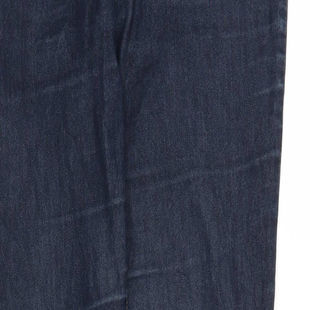 Wallis Womens Blue  Denim Bootcut Jeans Size 12 L30 in