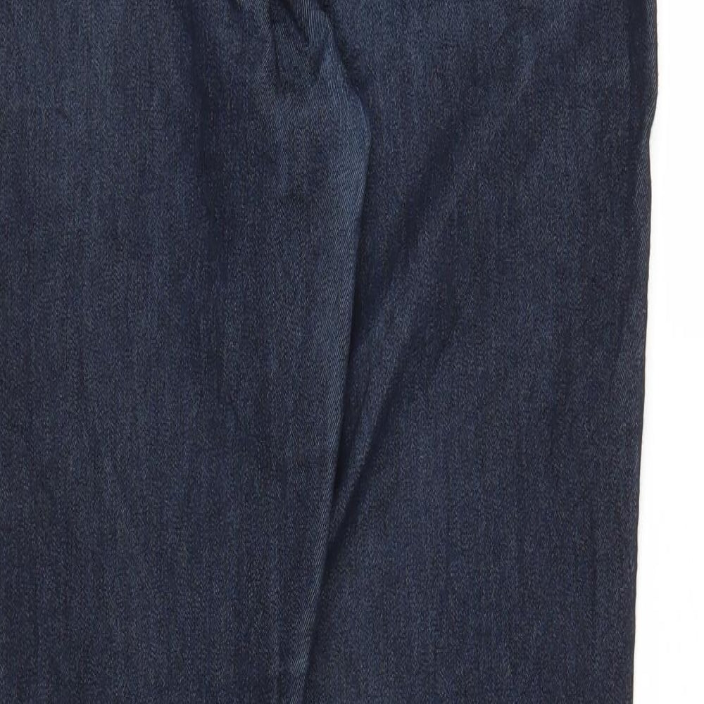 Wallis Womens Blue  Denim Bootcut Jeans Size 12 L30 in