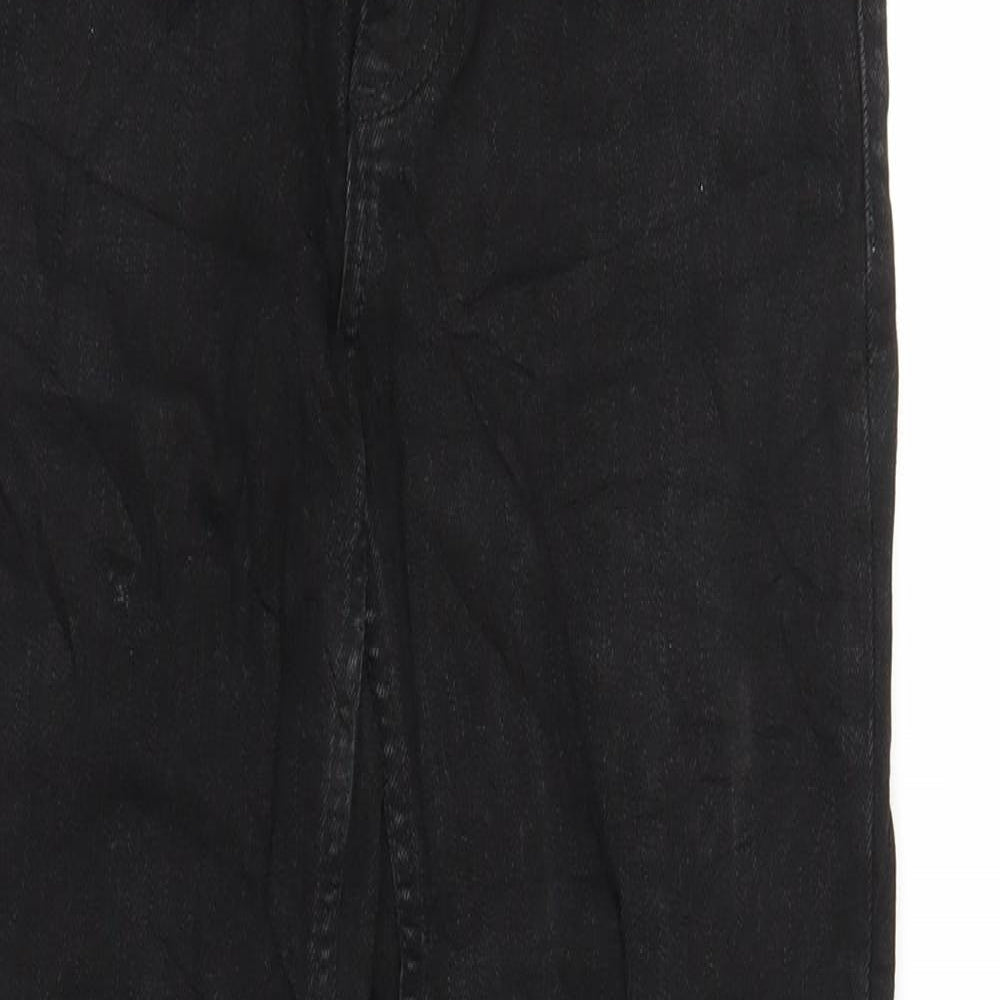 Zara Womens Black  Denim Bootcut Jeans Size 6 L26 in
