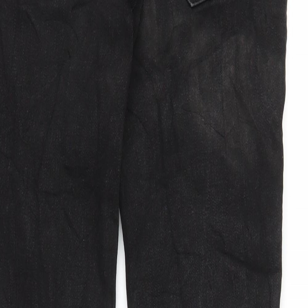 Zara Womens Black  Denim Bootcut Jeans Size 6 L26 in