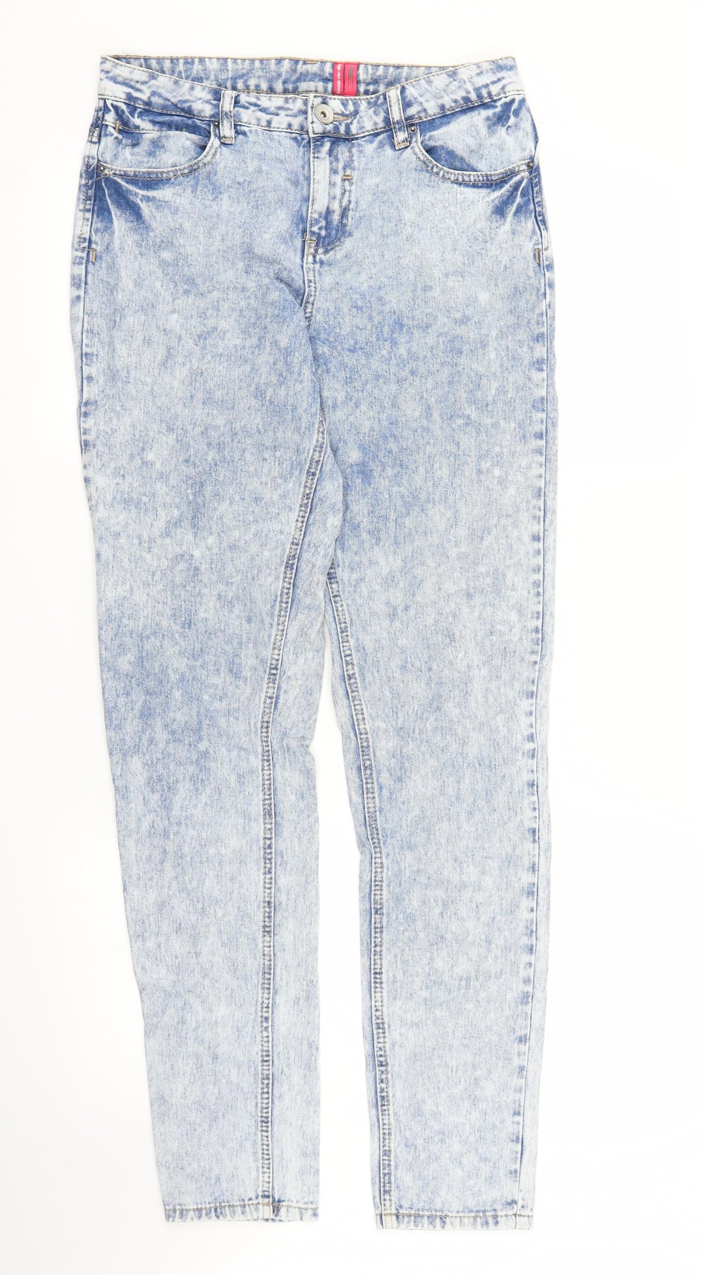 Yes Yes Womens Blue  Denim Skinny Jeans Size 10 L30 in