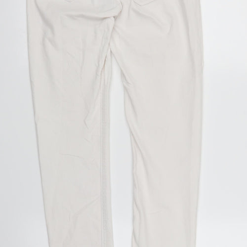 Stradavarius Womens White  Denim Skinny Jeans Size 10 L28 in