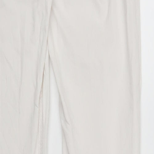Stradavarius Womens White  Denim Skinny Jeans Size 10 L28 in