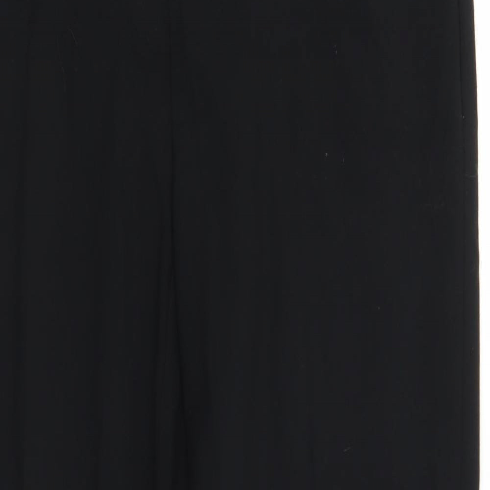 M&S Womens Black   Trousers  Size 12 L29 in