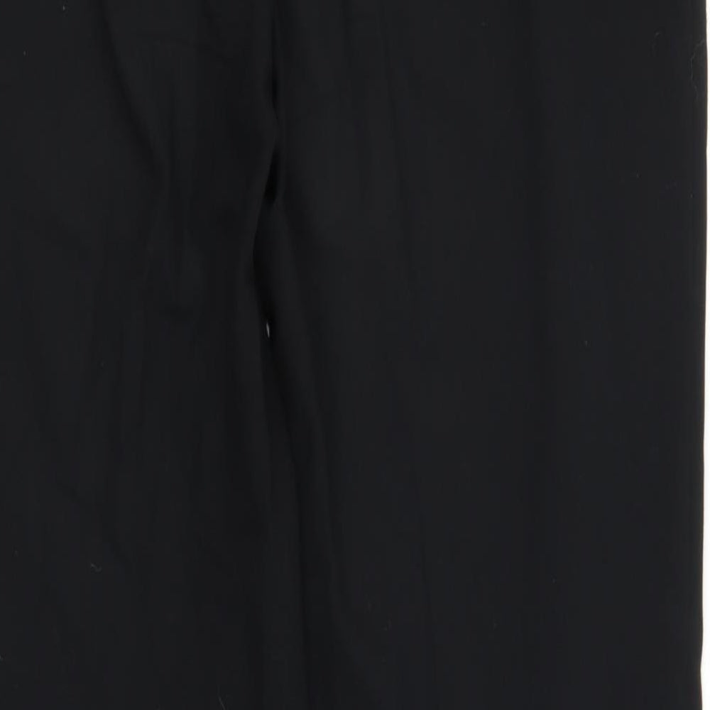 M&S Womens Black   Trousers  Size 12 L29 in
