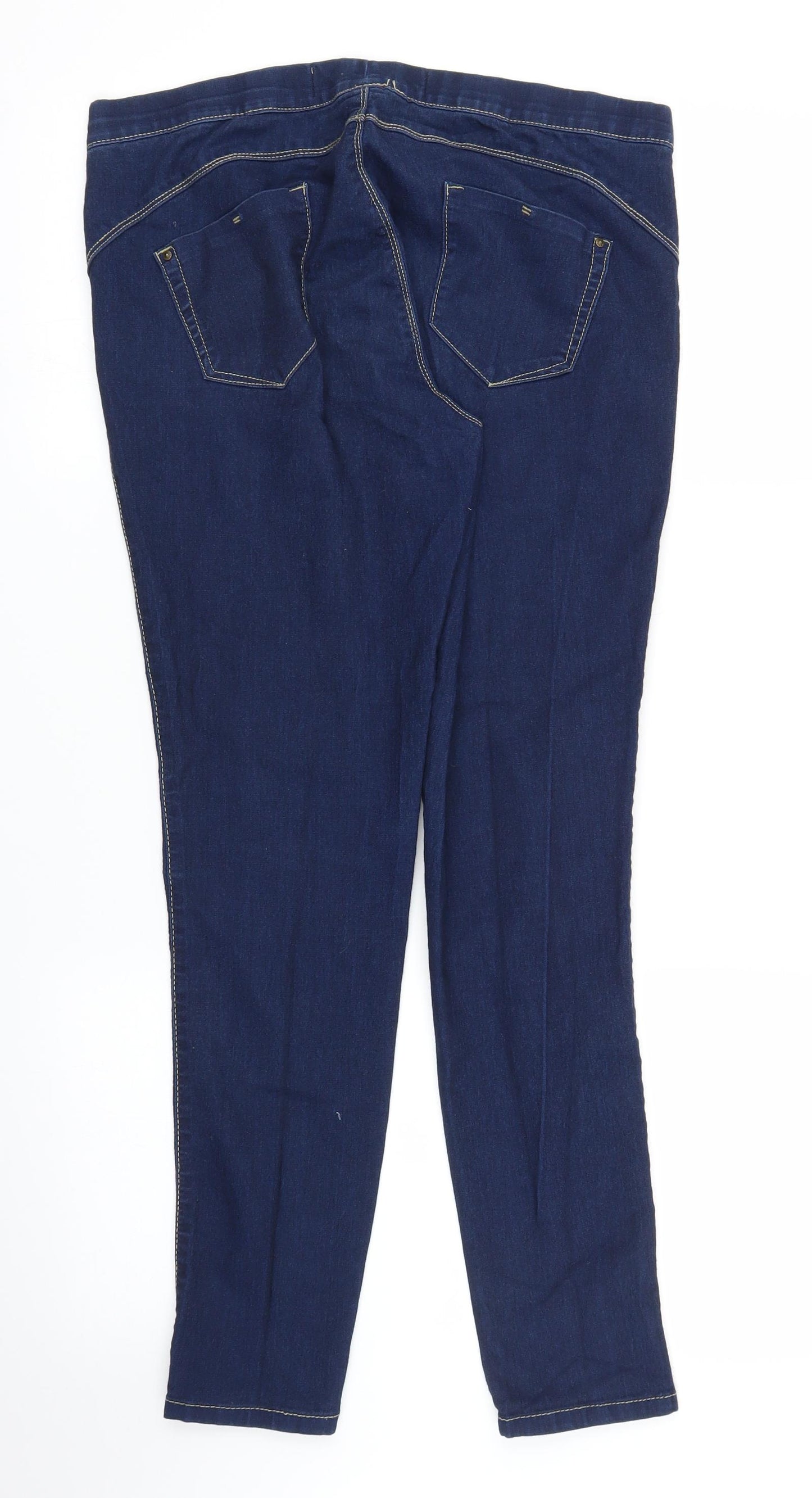 Primark Womens Blue  Denim Jegging Jeans Size 14 L28 in