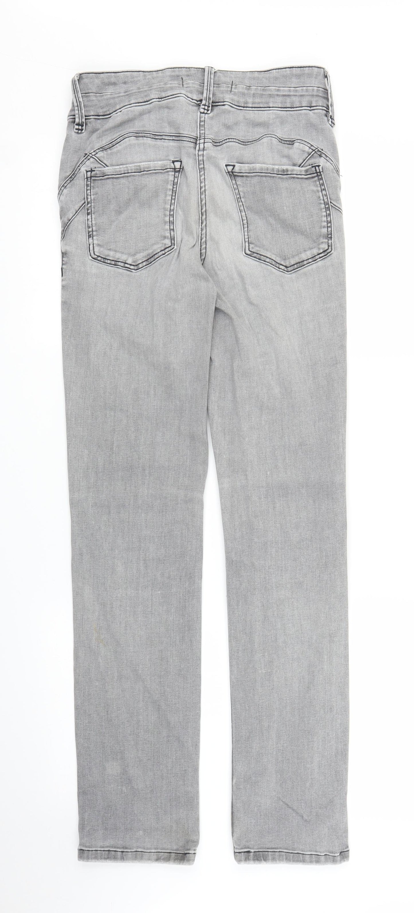 NEXT Womens Grey  Denim Skinny Jeans Size 10 L30 in