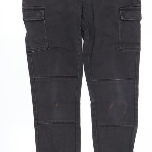 M&Co Womens Black  Denim Skinny Jeans Size 10 L28 in