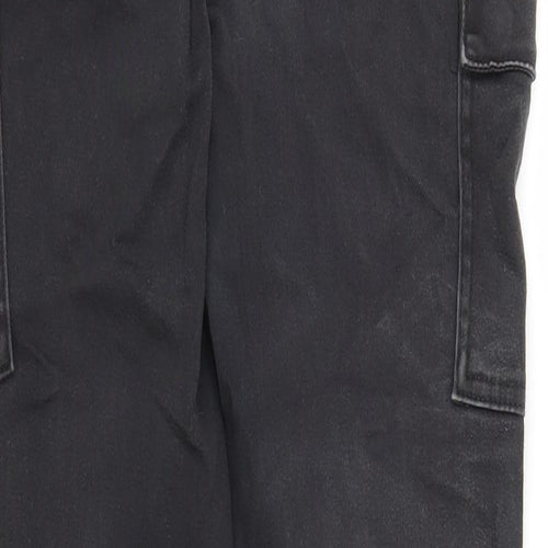 M&Co Womens Black  Denim Skinny Jeans Size 10 L28 in