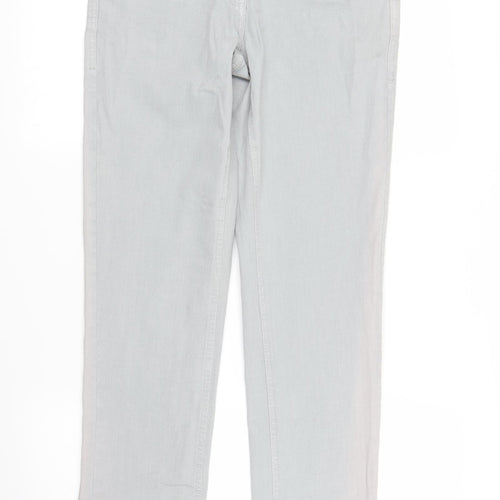 Blue Motion Womens Grey  Denim Tapered Jeans Size 12 L31 in