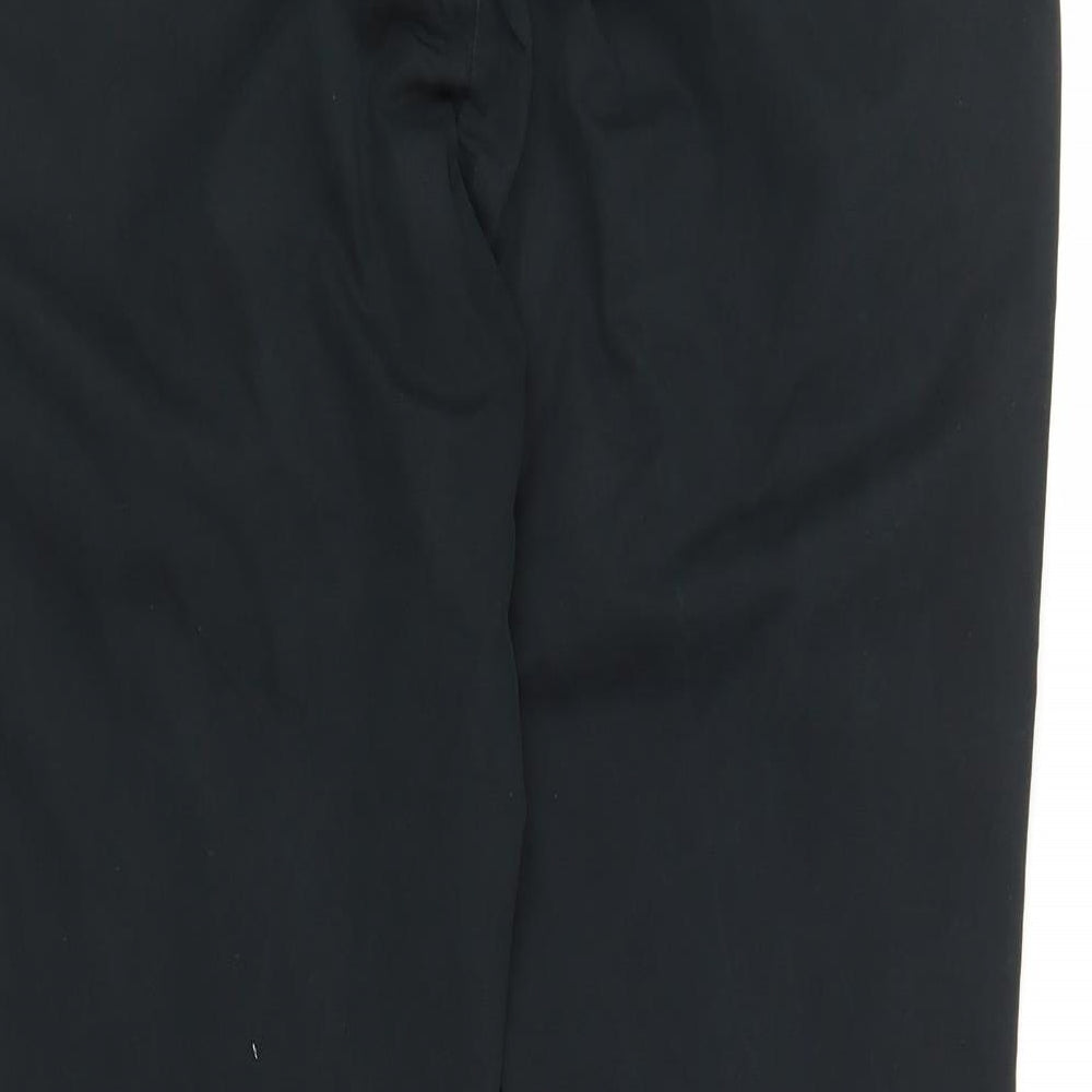 Zara Womens Black   Chino Trousers Size L L26 in