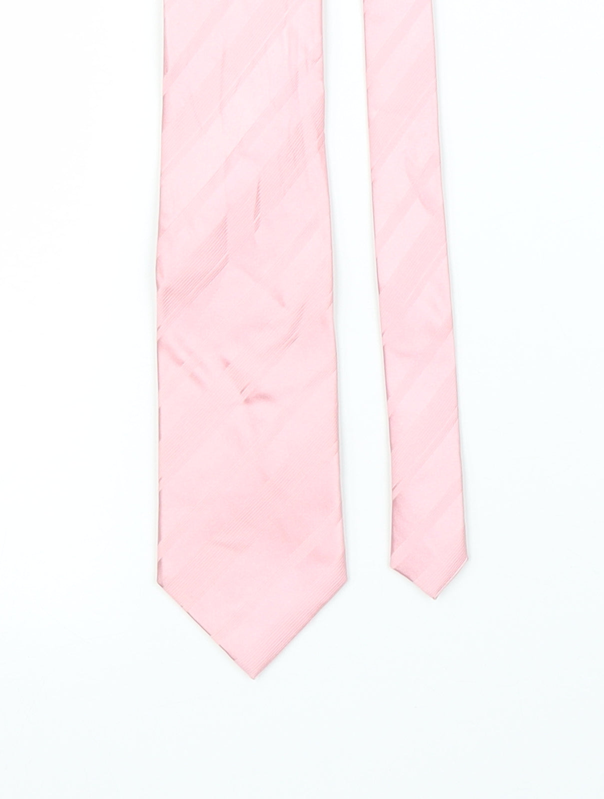 Leonardo Deici x Mens Pink Striped  Pointed Tie One Size