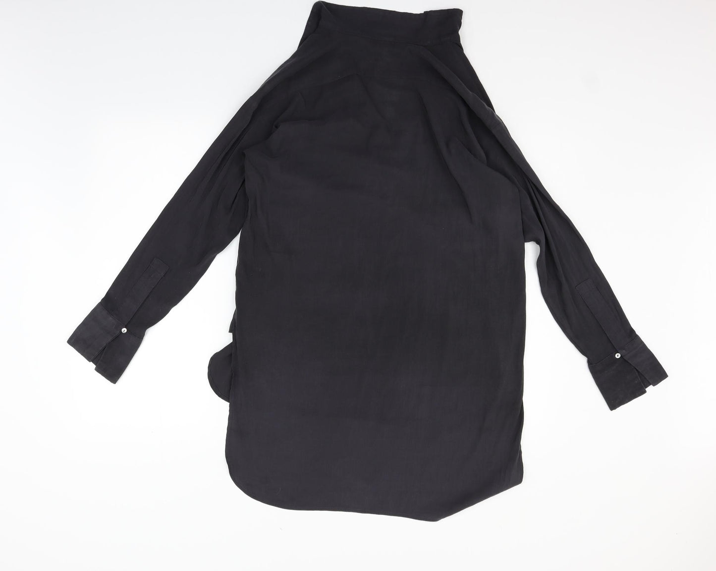 H&M Womens Grey   Basic Blouse Size 10