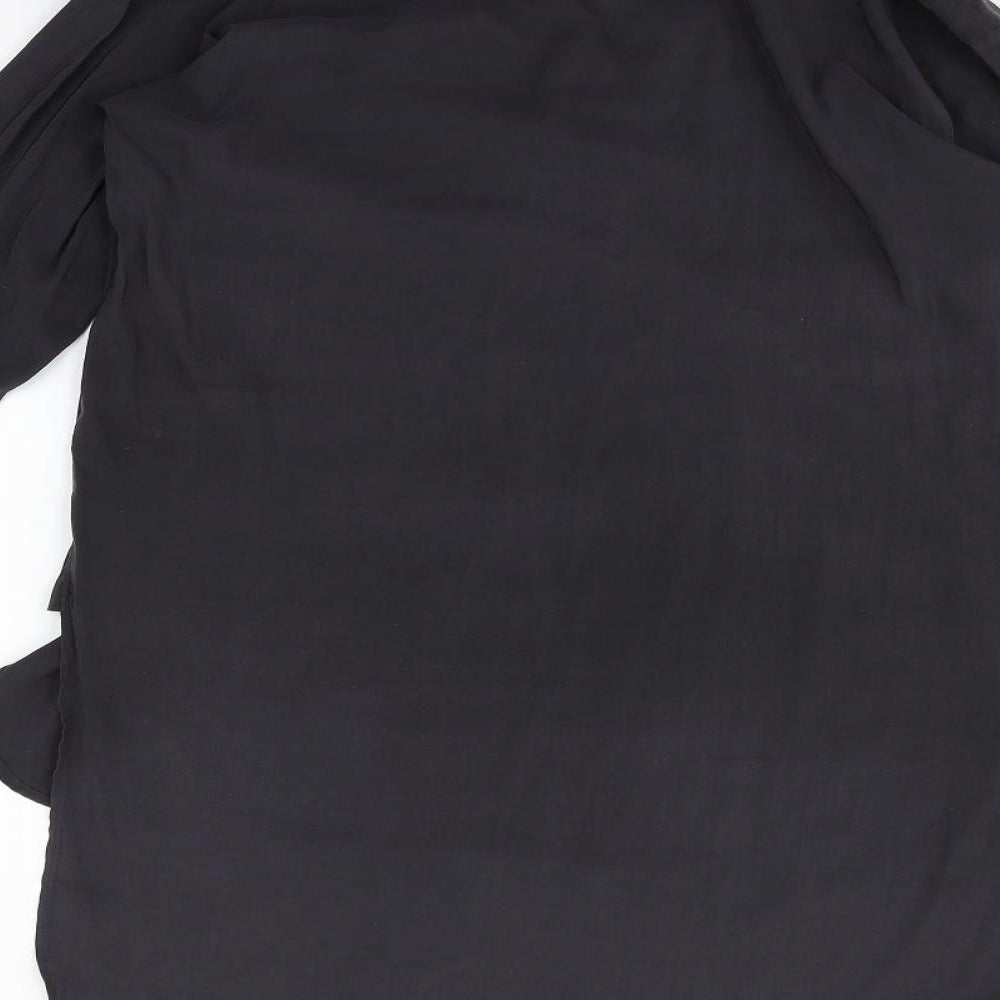 H&M Womens Grey   Basic Blouse Size 10