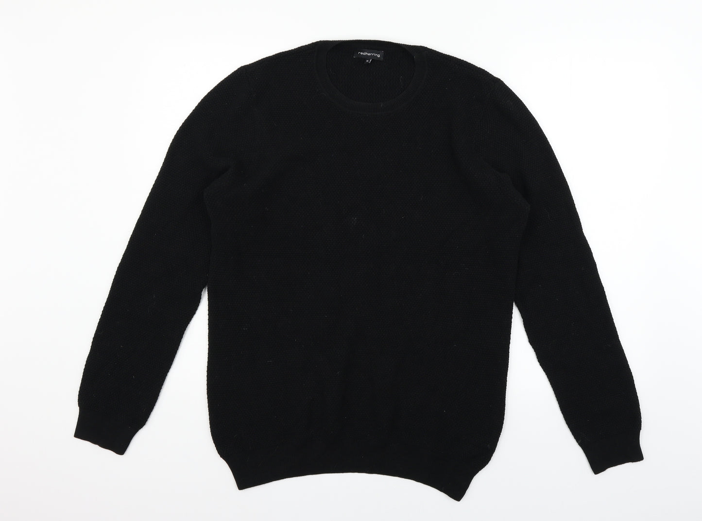 Red Herring Womens Black   Pullover Jumper Size M