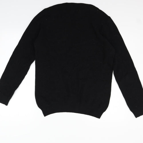 Red Herring Womens Black   Pullover Jumper Size M