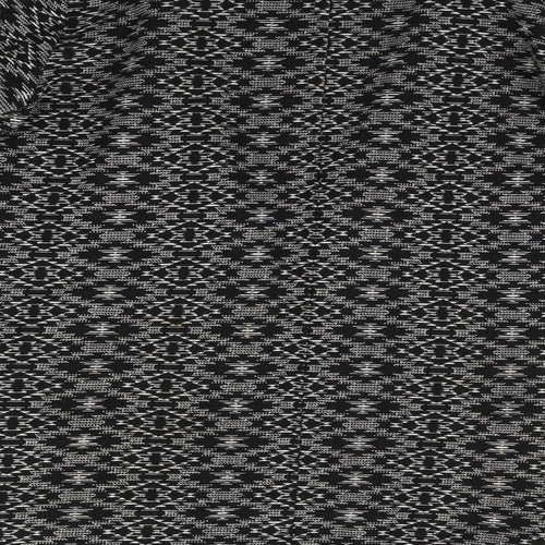 Miss Selfridge Womens Black Geometric  Cardigan Jumper Size 10