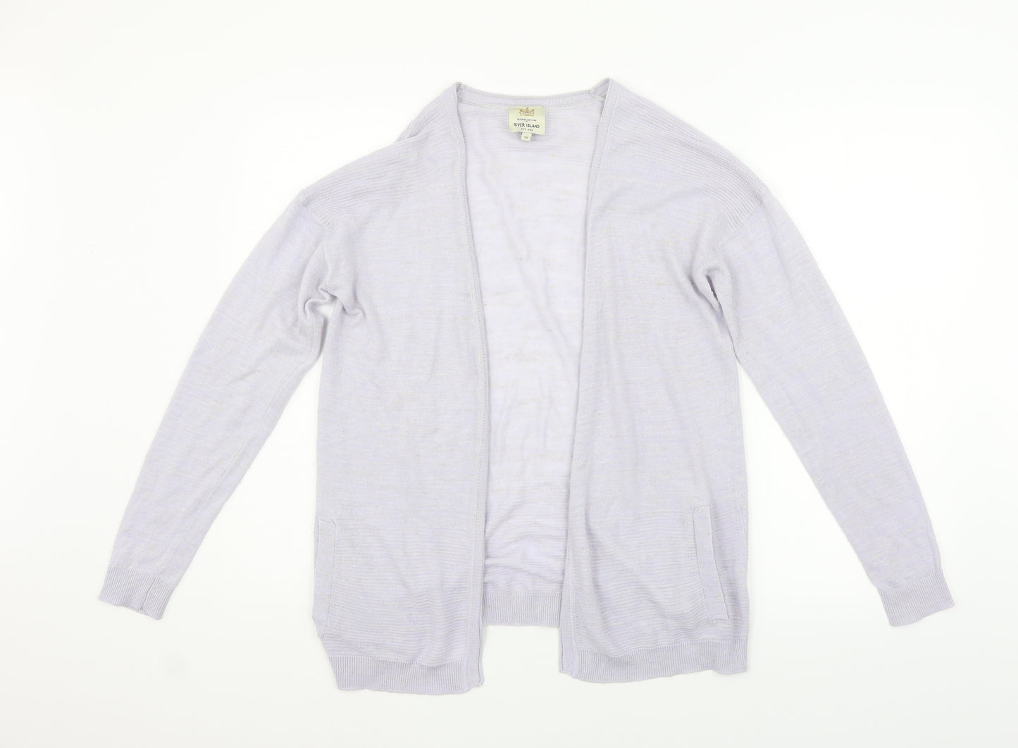 River Island Womens Purple   Cardigan Jumper Size 10