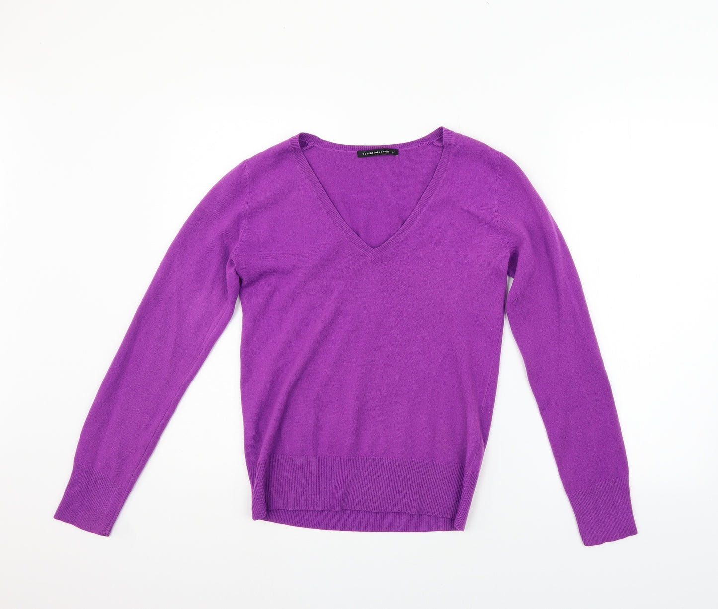 NEXT Womens Purple Houndstooth  Pullover Jumper Size 10