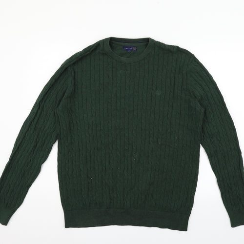 Lincoln Womens Green   Pullover Jumper Size L