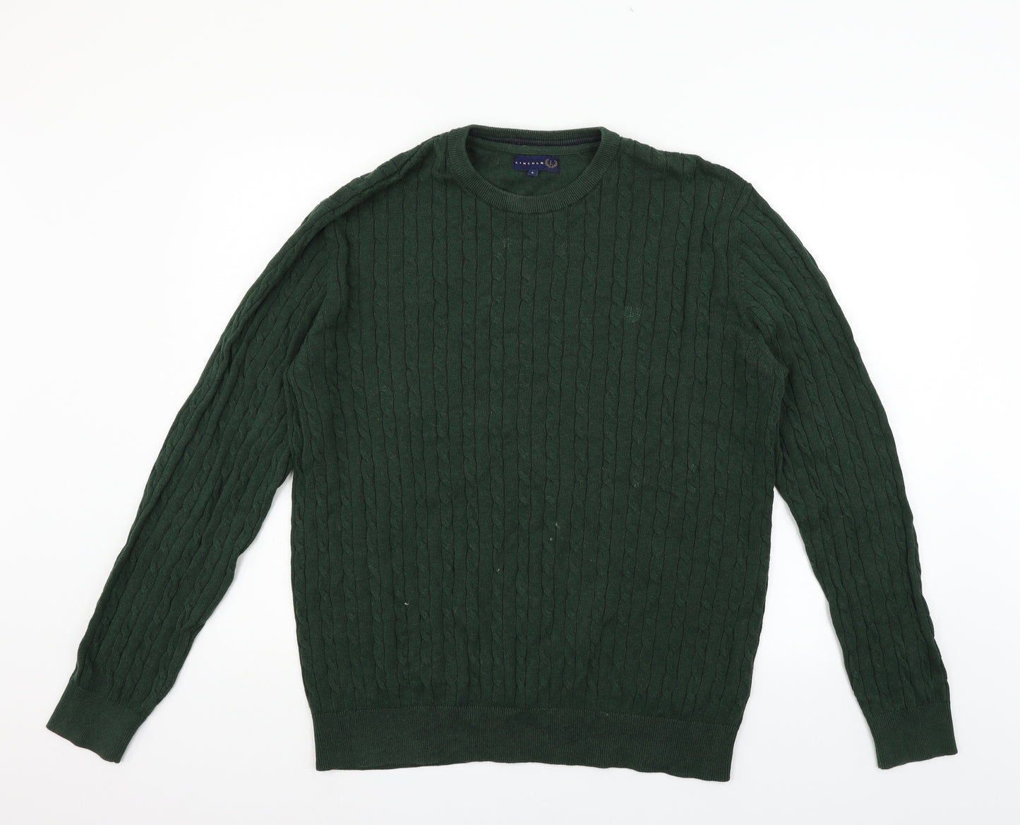 Lincoln Womens Green   Pullover Jumper Size L