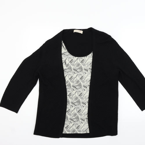 Marks and Spencer Womens Black   Pullover Jumper Size 14