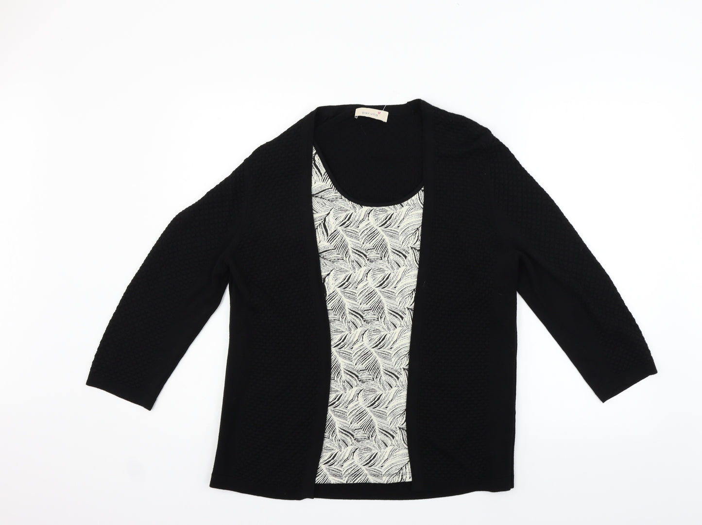 Marks and Spencer Womens Black   Pullover Jumper Size 14