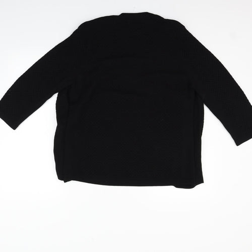 Marks and Spencer Womens Black   Pullover Jumper Size 14