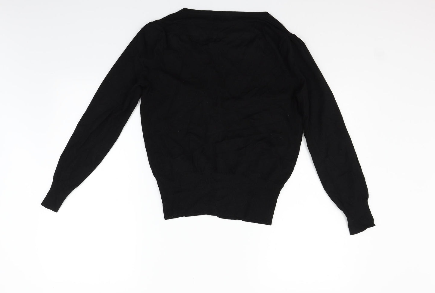 Marks and Spencer Womens Black   Cardigan Jumper Size 10