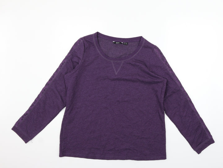 ESMARA Womens Purple   Pullover Jumper Size L