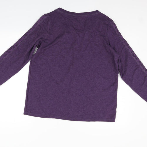 ESMARA Womens Purple   Pullover Jumper Size L