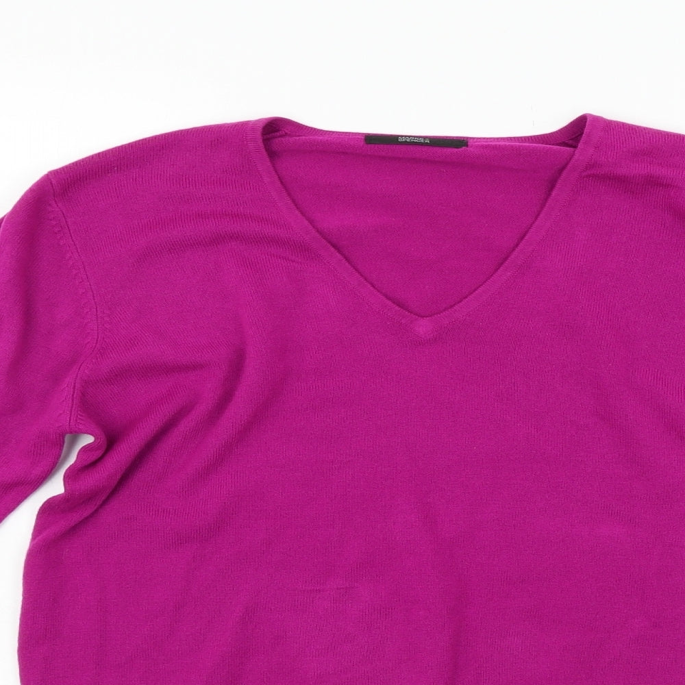 Marks and Spencer Womens Purple   Pullover Jumper Size 10