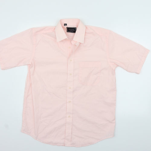 Hutson Harbour Womens Pink   Basic Button-Up Size M