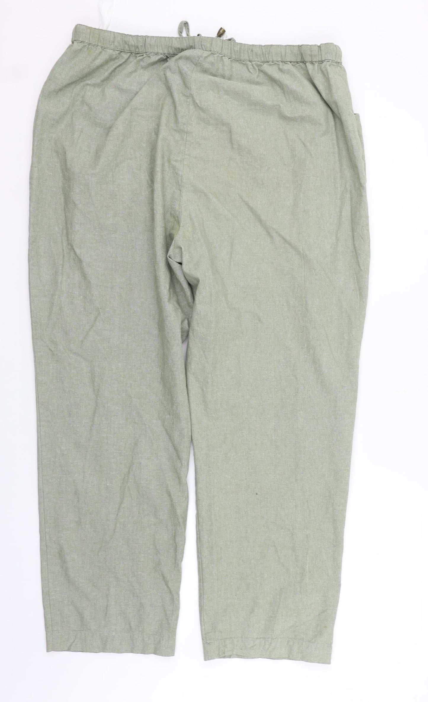 EWM Womens Green   Sweatpants Trousers Size 20 L26 in
