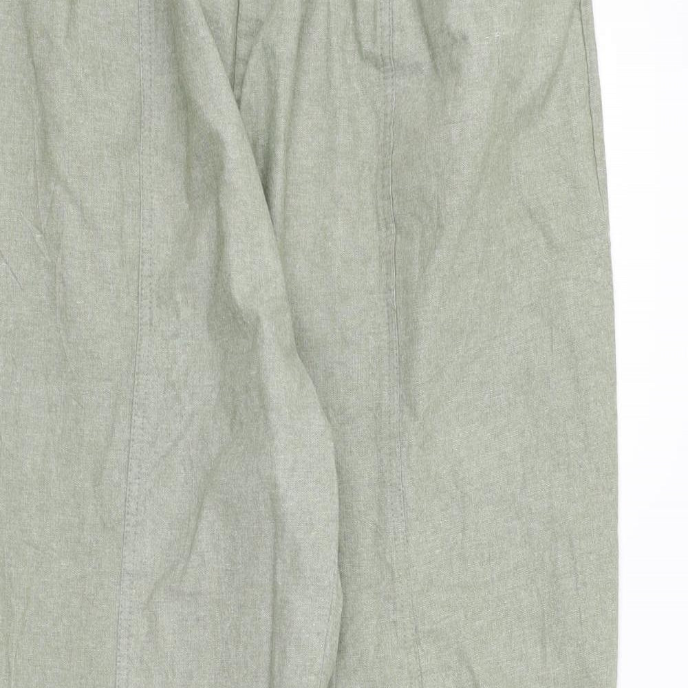EWM Womens Green   Sweatpants Trousers Size 20 L26 in