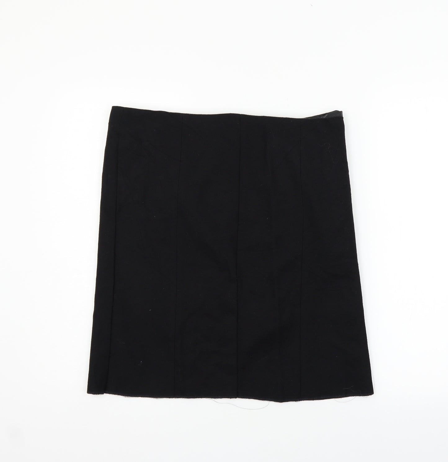 Marks and Spencer Womens Black   Flare Skirt Size 14